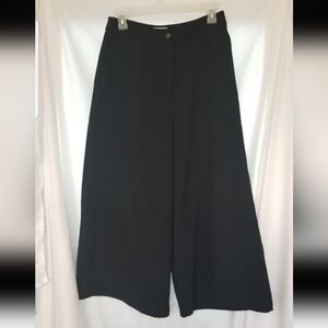 Womens Black WILFRED FREE Wide Leg Trouser Pant Size 8